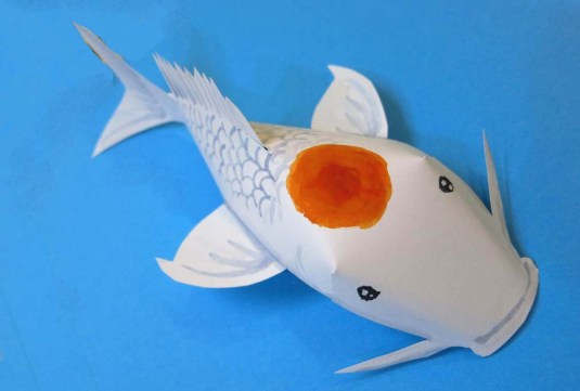 Tadaa!!! The completed Koi fish!